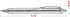 SMOOTHERPRO Stainless Steel Push Button Mechanism Pen Solid Comfortable Weight for Holding Click Ballpoint for Christmas Birthday Festival Signatu...