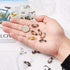 KISSITTY 36pcs/Box 6 Colors Brass Stud to Clip on Earring Converter 19x6mm for Non-Pierced Ears...