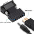 HDMI to VGA Adapter, 1080P 60Hz, with 3.5mm Audio Cable, Compatible for Laptop Computer to TV Projector Monitor...