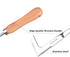 Crack Weeder Weed Removal Tool - Stainless Steel Gardening Hand Tools ?Wood Handle Weed Remover Tool Manual Weeder for Easy and Quick Weed Removal...