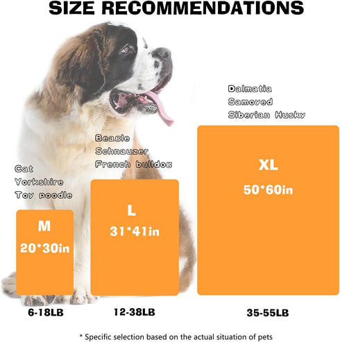 1 Pc Dog Blankets Washable - Soft Dog Blanket for Medium Dogs and Cats,Fluffy Flannel Pet Blanket Mat Cover for Bed Couch, Cute Print Puppy Blanke...