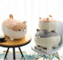 Shiba Inu Dog Plush Pillow, Corgi Stuffed Animal Plush Toy Hug Pillow Gifts for Girl Boy (Brown, 11.8in)...