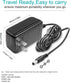 12V DC Adapter Power Cord fit for Theragun Liv, ONN 16” 20" 30" 37" ONN Sound Bar Speaker, ONB18SB001, Onn 22" 100002487 24" ONA18HO015 100002480 ...