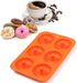 6-Cavity Silicone Donut Mold, Silicone Bagel Mold, Non-Stick Donut Mold, Food Grade Silicone, BPA Free, 3 Pcs...