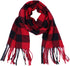 Wander Agio Winter Kids Scarf Warm Shawls Scarves Parent-child Scarf Womens Plaid Scarfs Small...