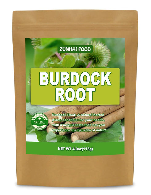 Premium Natural Burdock Root, Dried Burdock Root, Cut & Sifted, 4.0oz(113g), No Gmo, Caffeine Free...