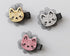 FANCYBABY Cat Design Hair Clips (3 Count) - Girls & Toddlers (Pink, Gold, Silver) - 3pcs Snap Clips - Cat Lovers - Party & Occasion...