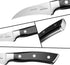 Bird Beak Paring Knife, 2.75 Inch Peeling Knives German Stainless Steel Small Curved Fruit Knifes, Razor Sharp Kitchen Pairing Knives with Ergonom...