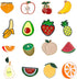 16PCS Cute Fruit Pin Set Strawberry Avocado Peach Pineapple Banana Cherry Brooch Cartoon Badge Lapel Backpack Scarf Decoration...