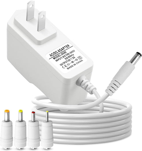 Replacement 5V2A Hello Baby Monitor Charger Adapter for HelloBaby HB66, HB50, HB30, HB6550, HB65, HB65RX, HB65TX Baby Camera Monitor K05S050100U P...