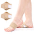 2 Pair of Arch Support for Plantar Fasciitis Relief, Adjustable Arch Support Compression Bands, Non-Slip Unisex Arch Sleeves with Gel Pads for Fal...