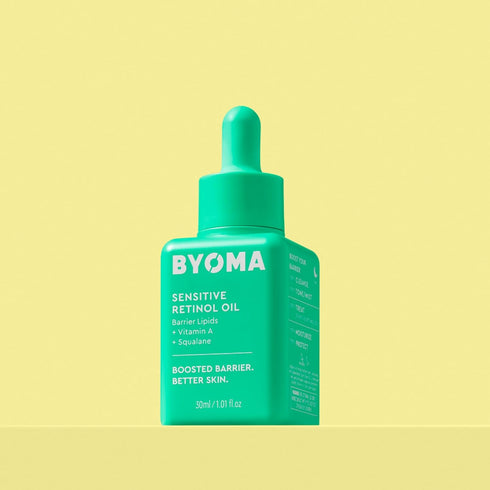 BYOMA Sensitive Retinol Oil - Face Oil with Retinol, Squalane & Vitamin A - Retinol Serum for Sensitive Skin & Retinol Beginners - Barrier Repair ...