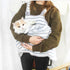 Ferret Sling Carrier - Fleece Small Pet Carrier Bag Soft Breathable Hands Free Shoulder Front Chest Apron Bonding Pouch Accompany Carrier for Smal...