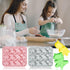 2 Pack Cute Dinosaur Silicone Molds 12 Cavity 3D Dinosaur Themed Baking Mould Tray DIY Baking Tool for Chocolate Cake Dessert Candy Mousse Pastry ...
