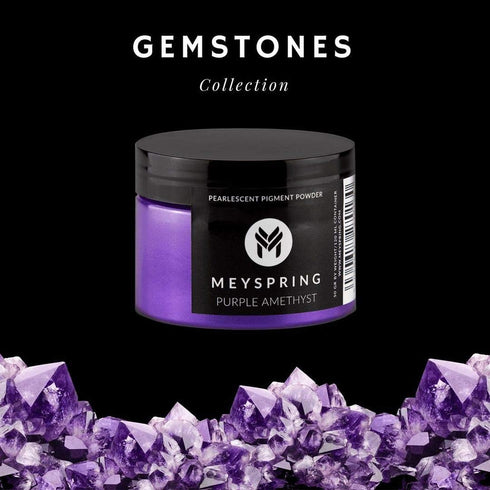 MEYSPRING Purple Amethyst Epoxy Resin Color Pigment - 50g - Mica Powder for Epoxy Resin...