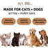 Pet Sponge with Soap-Infused | Coconut Oatmeal Formula for Cats & Dogs | Simple Ingredients & Soothes Skin | 10+ Washes, brown...