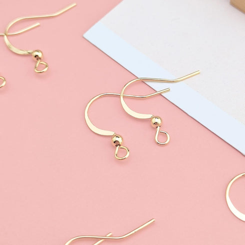 COIRIS 100 Pairs Earwires French Earring Hooks/Dangle Earring Findings Jewelry Making DIY (EH-1008-gold)...