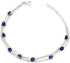 Evil Eye Bracelets Sterling Silver 925 - Triple Layered Chain Protection Blue Ojo Turco Bracelet for Women - Womens Dainty Boho Jewelry - Kabbalah...