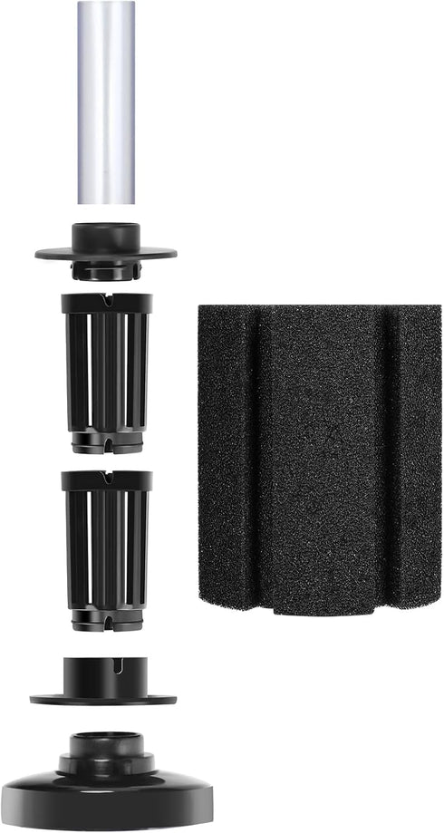 AQUANEAT Aquarium Bio Sponge Filter Breeding Fry Betta Shrimp Nano Fish Tank (M Large up to 50Gal)...