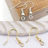 Hypoallergenic Earring Hooks, 600 Pcs Earring Making Kit, Fish Earring Hooks + Metal Jump Rings + Clear Silicone Earring Backs Stoppers for Jewelr...