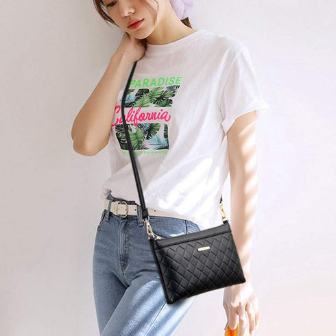 Sunshinejing Small Crossbody Bag for Women Leather Shoulder Bag Lightweight Cell Phone Wallet Wristlet Purse...