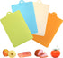 Cutting Boards for Kitchen, Flexible Plastic Cutting Board Mats with Food Icons, BPA-Free, Dishwasher Safe Cutting Mat for Meat, Fish, Fruit and V...