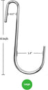18 Pack 4 inch Heavy Duty S Hooks Pan Pot Holder Rack Hooks Hanging Hangers S Shaped Hooks for Kitchenware Pots Utensils Clothes Bags Towels Plant...