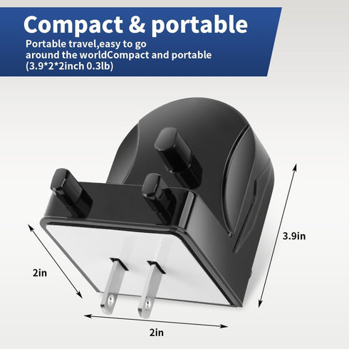 Wall Charger Base for Oral-B Braun, Electric Toothbrush Wall Mounted Adapter PowerReplacement Charger Holder, Compatible with Oral-B Electric Toot...