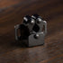 4 PCS Cabinet Latch Double Roller Catch Hardware for Cupboard Closet Kitchen Cabinet Door Latches and Catches, Black Nickel...