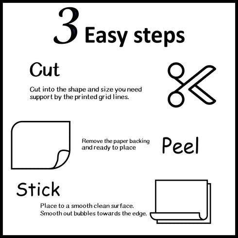 Clear Dry Erase Board Sticker - 10 Sheets of A4 - Transparent Self Adhesive White Board Sticker - Clear Dry Erase Board for Refrigerator, Desk, Of...