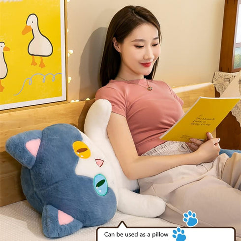FANGYU Cute Plush Shark cat Toy, Cartoon Soft Stuffed Pillow Long Throw Sleeping Pillow,Shark Gifts for Kids (50cm/19.6in)...