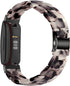 Wongeto Compatible with Fitbit Inspire 2 & Inspire/Inspire HR Bands for Women, Resin Wristband Strap Bands for Fitbit Inspire accssorises (Flower ...