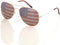 Aviator USA America American Flag Sunglasses - Great Accesory for 4th of July (Gold, Multi)...