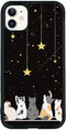 Cute Cat iPhone 11 Case - 6.1 Inch Yellow Cat Pattern iPhone Case, Non-Slip Pattern Design and Shock Absorption, Soft Silica Gel Frame Support Bla...