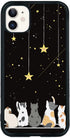 Cute Cat iPhone 11 Case - 6.1 Inch Yellow Cat Pattern iPhone Case, Non-Slip Pattern Design and Shock Absorption, Soft Silica Gel Frame Support Bla...