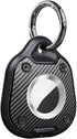 Black AirTag,Portable AirTag,Airtag Holder,Waterproof AirTag Case,Pet Tracking AirTag,Carbon AirTag,Hard TPU Full Body Protective Tracker Case for...