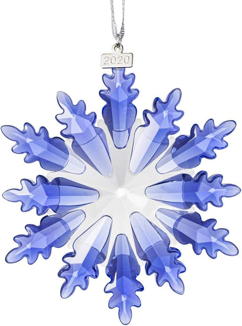 XIANGBAN Dream Elf Christmas Tree Pendant, Crystal Snowflake Christmas Ornaments Annual Collectible (Blue)...