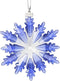 XIANGBAN Dream Elf Christmas Tree Pendant, Crystal Snowflake Christmas Ornaments Annual Collectible (Blue)...