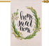 Home Sweet Home House Flag 28 x 40 Inch Vertical Double Sided Burlap Flag for Spring Summer Seasonal House Yard Decor...