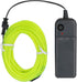 Searik EL Wire Fluorescent Green Lights 16.4ft/5m, Portable EL Wire Glowing Rope Lights LED Strips with Battery Controller for Halloween Decoratio...