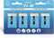 9V Batteries Long-Lasting Carbon Zinc 9 Volt Battery for Smoke Alarm Guitar Pedals Smoke Detector Battery - 7 Year Shelf Life 4 Pack...
