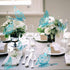 Cheerland 48 Pcs 3D Teal Blue Butterfly Wall Stickers Removable Metallic Room Decals for Walls Nursery Girls Room Wedding Baby Shower Birthday Par...