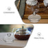 Kichvoe Glass Teapot Lid Replacement, Clear Teapot Accessory Glass Tea Kettle Cover For Home Kitchen Teapots, 2.55x2.55x1.77in, For 400ml Glass Te...