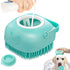 Pet Dog Bath Brush Gentle Soap Dispenser Massaging Bath Grooming Soft Silicone(Blue)...