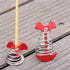 AKAOK 4 Pcs Fish Bone Tent Floor Nail Alloy Spring Buckle Deck Anchor Nail Adjustable Plywood Hook Accessories Outdoor Party Camping Wind Rope Hoo...