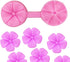 Flower Silicone Mold Food-grade Silicone Mold for Chocolate Candy Ice Cupcake Cake Decoration Small Flower Shape Silicone Mold for Party Wedding J...