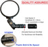 Hafny Bar End Bike Mirror, HD, Blast-Resistant, Glass Mirror, HF-MR090, HF-M951-FR03, HF-M952-FR03 (Silver Glass, 68mm)...
