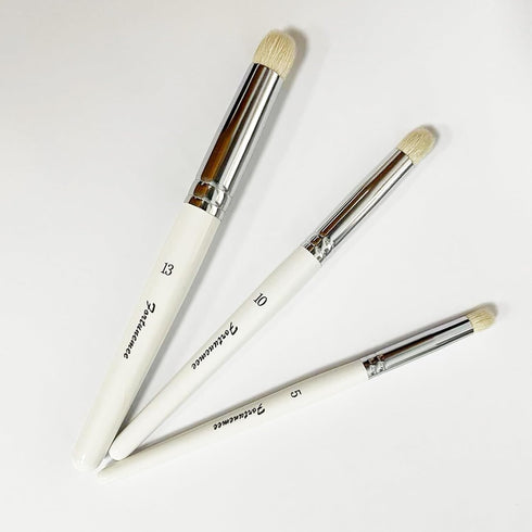 Drybrush Set, Hobby Detail Paint Brush Set, Drybrush Paint Brush, 3 Pieces in 3 Sizes Art and Advanced Acrylic Paint Brushes for Miniature Waterco...