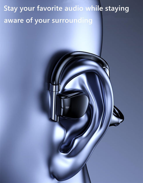 Bone Conduction Headphones Bluetooth Open Ear Earphones Wireless On Ear Headphones Up to 38 Hours Playtime Sport Wireless Headset for Running,Cycl...