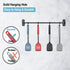 2 Pack Spatulas, Solid & Slotted Silicone Spatula Set, Stainless Steel Handle Coated with Silicone, Non Stick, Heat Resistant Rubber Flipper for F...